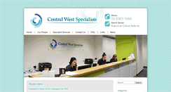 Desktop Screenshot of centralwestent.com.au